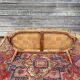 Gilded carved wooden bench louis XV XVIII century