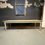 Fir draper table patina mint water