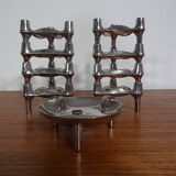 Candleholders by Ceasar Stoffi & Fritz Nagel for BMF, 1960s, Set of 9