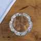 Cendrier en verre en forme de fleur