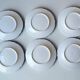 6 dessert plates in porcelain Old Paris 19th century