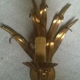 Pair of "wheat ear" wall light