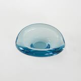 Glass platter, Danish design, 1960s, manufacturer: Holmegaard, designer: Pe