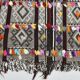 Tapis kilim turc blanc et noir