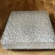 Very large vintage square Holophane wall light or ceiling light.