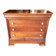 Commode louis Philippe à doucine 4 tiroirs merisier.