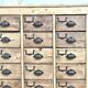 35-drawer craft cabinet, Circa 1950