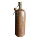 Bouteille grès marron brut et épuré vintage