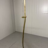 Large white glass hanging lamp by Vistosi, Italy