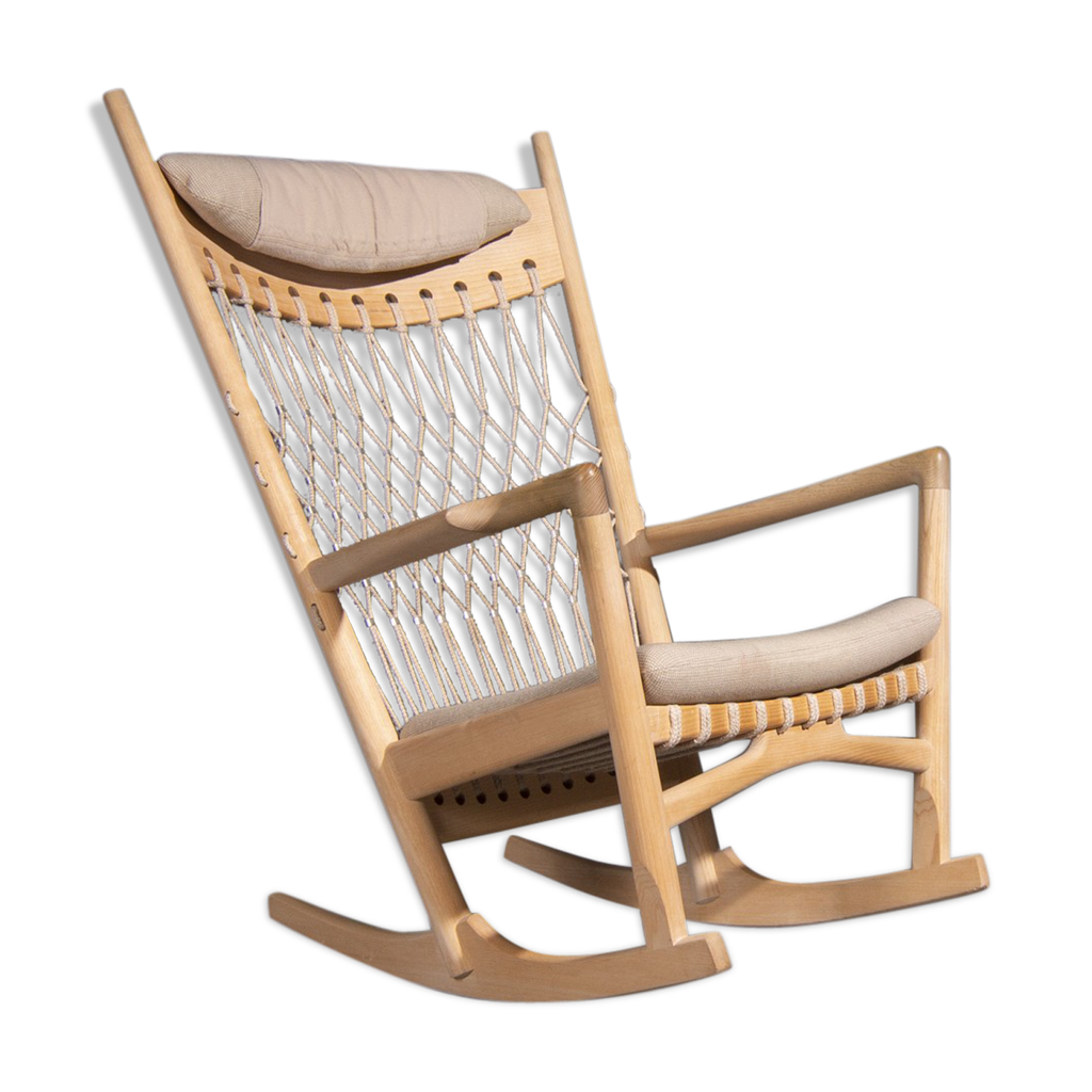 Rocking-chair Hans J. Wegner PP124 | Selency