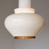 Alvar Aalto pendant light model A334 for Valaistustyö, circa 1950