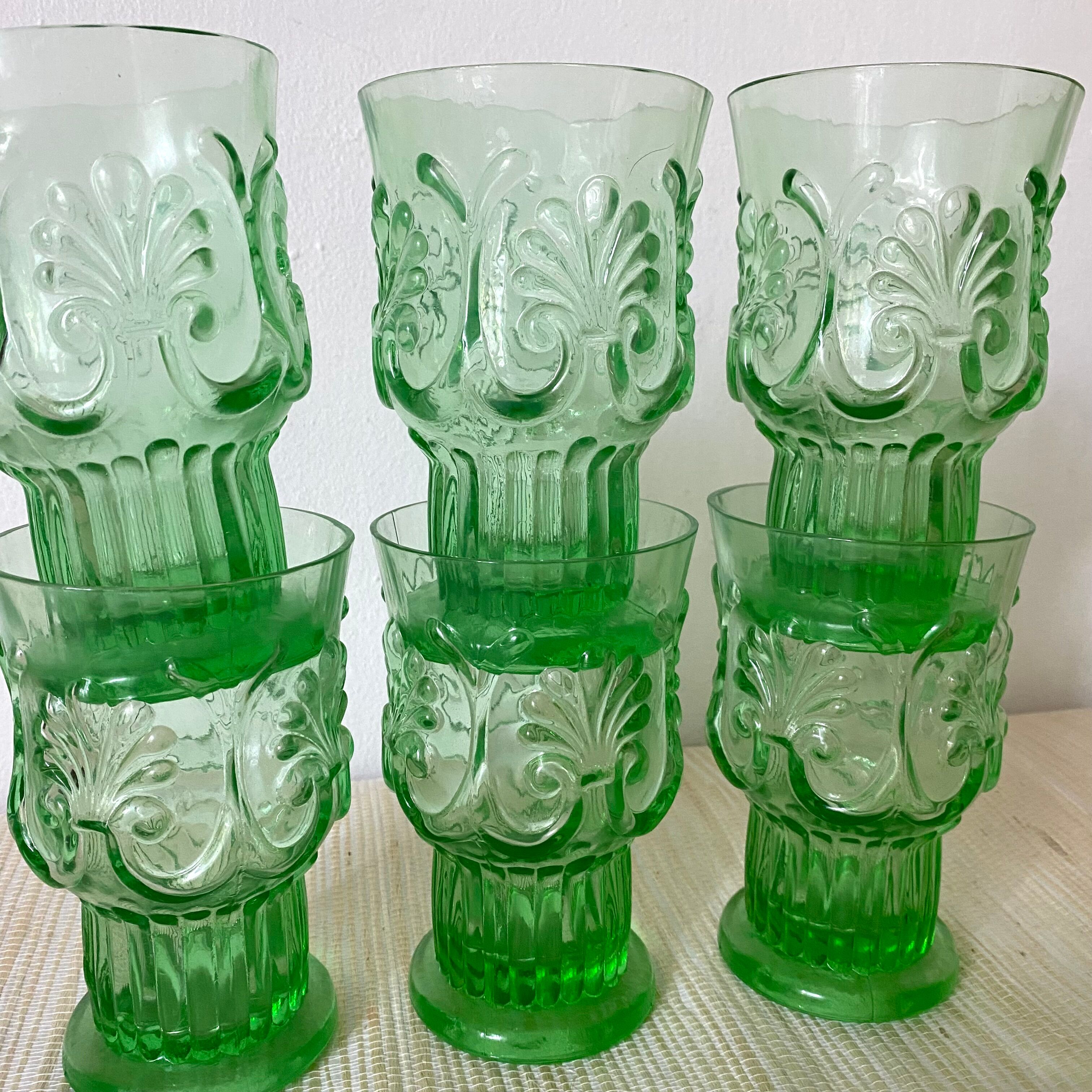 Baroque style water glasses