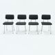 Set of 4 dining chairs Gispen 1263 by AR Cordemeijer 1960