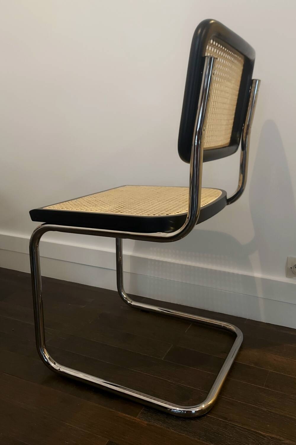 Cesca B32 vintage chair by Marcel Breuer - black - Made in Italy