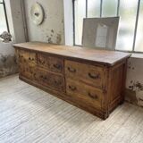 XXL walnut silk loom furniture from the 50s