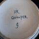 Small round vase HR Quimper - Breton and floral decoration - 10 x 11 cm