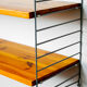 Swedish pine and metal shelf
