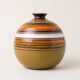 Round banded vase, Aldo Londi for Bitossi, Italy, 1970–1972