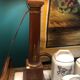 Rattan serving table