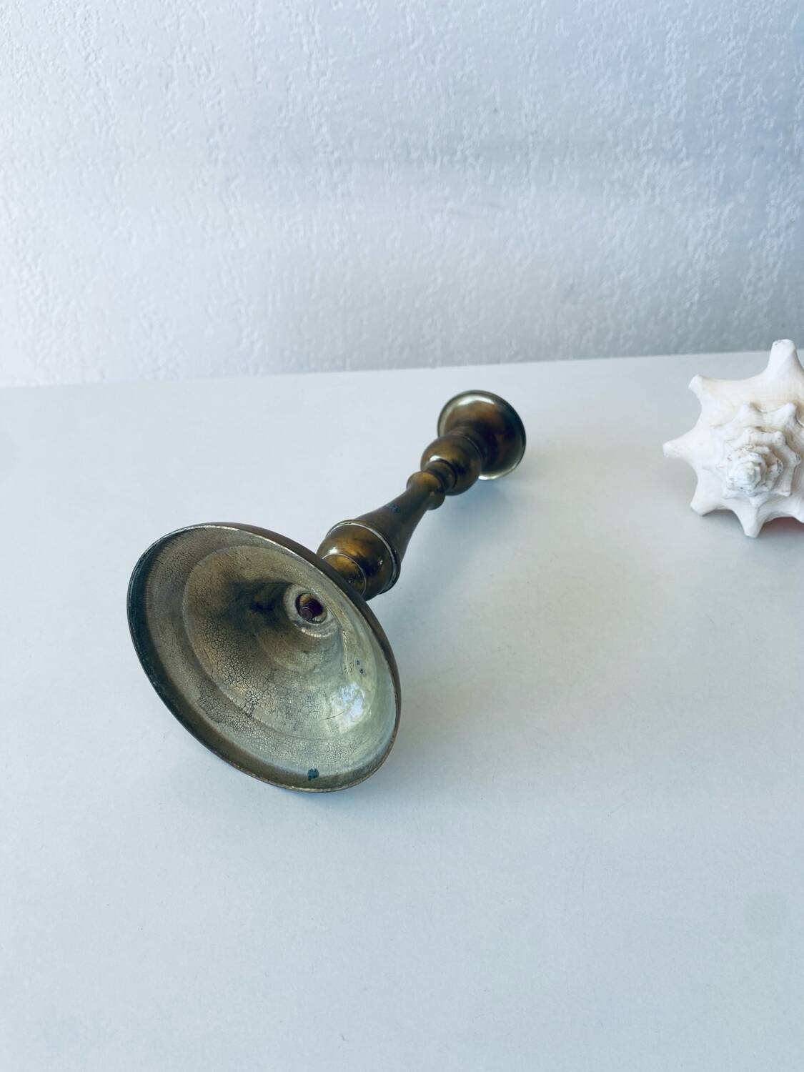 Classic brass candle holder