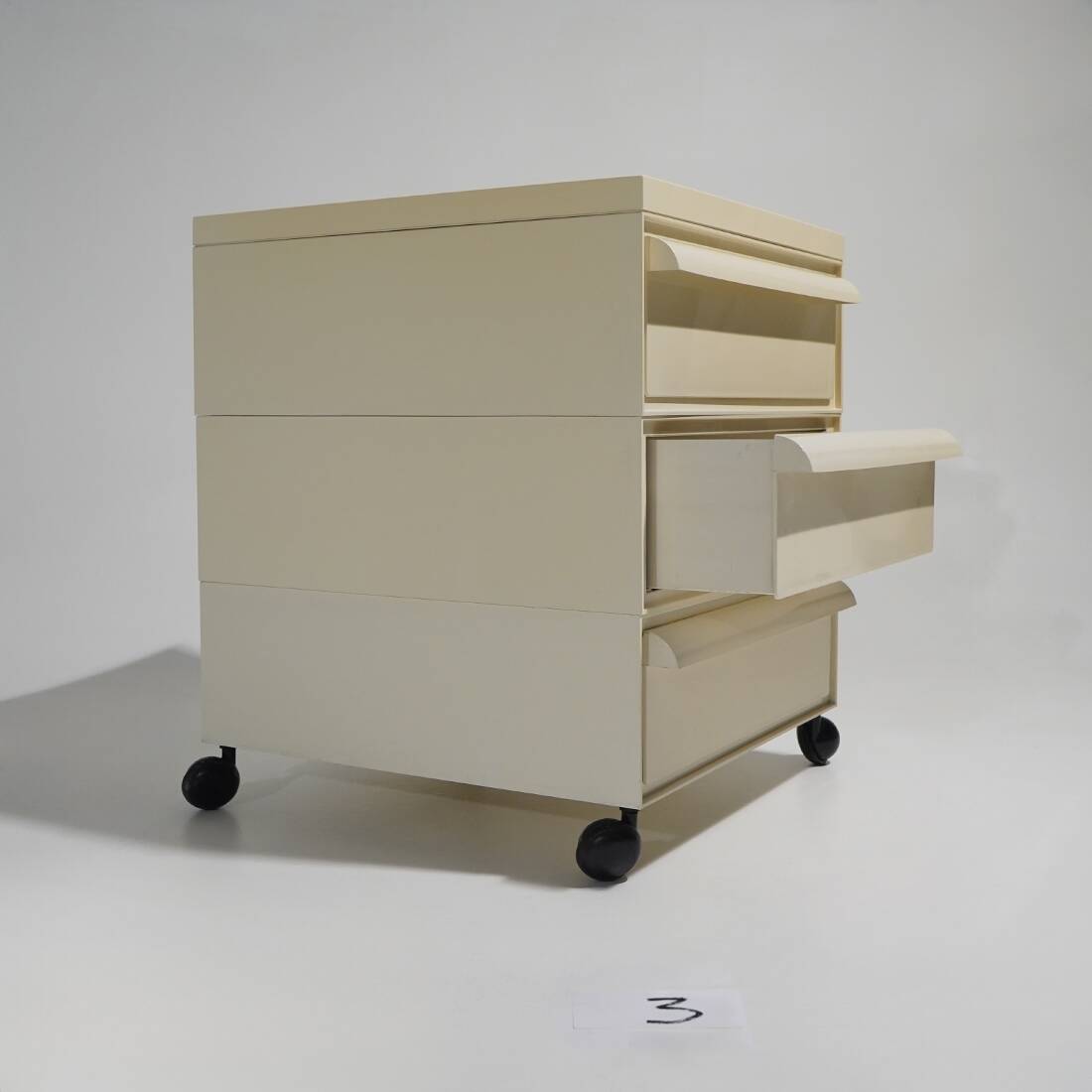 Modular chest of drawers, bed side table by Simon Fussell for Kartell, 1970