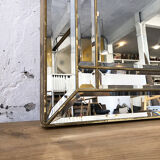 Italian design milked gold mirror