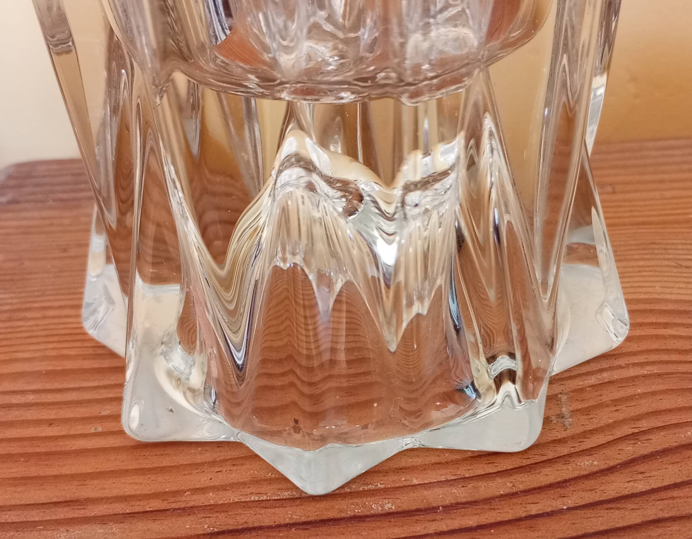 Crystal vase from the 70s - 80s