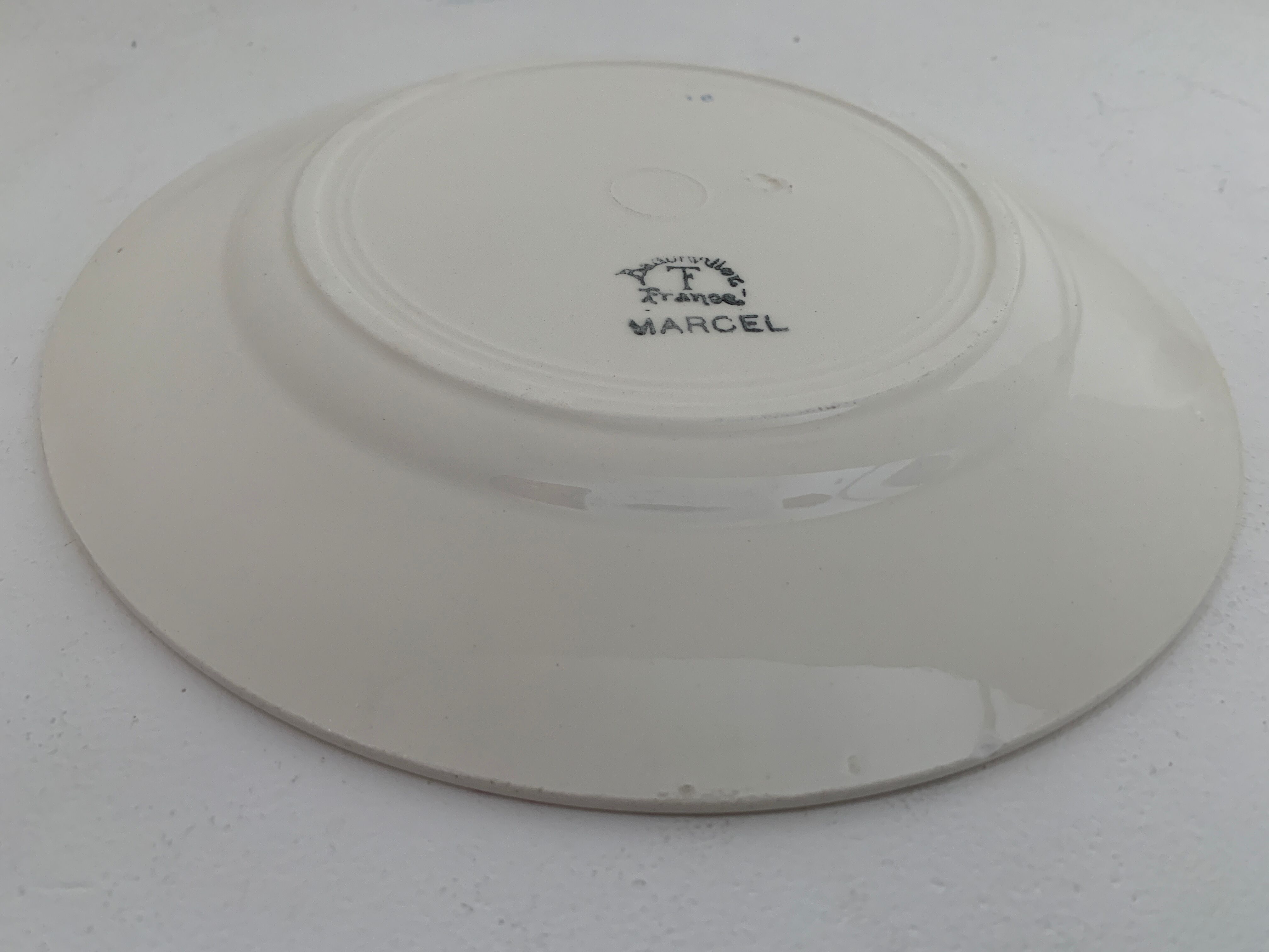 7 Badonviller plates, Marcel model, 1900