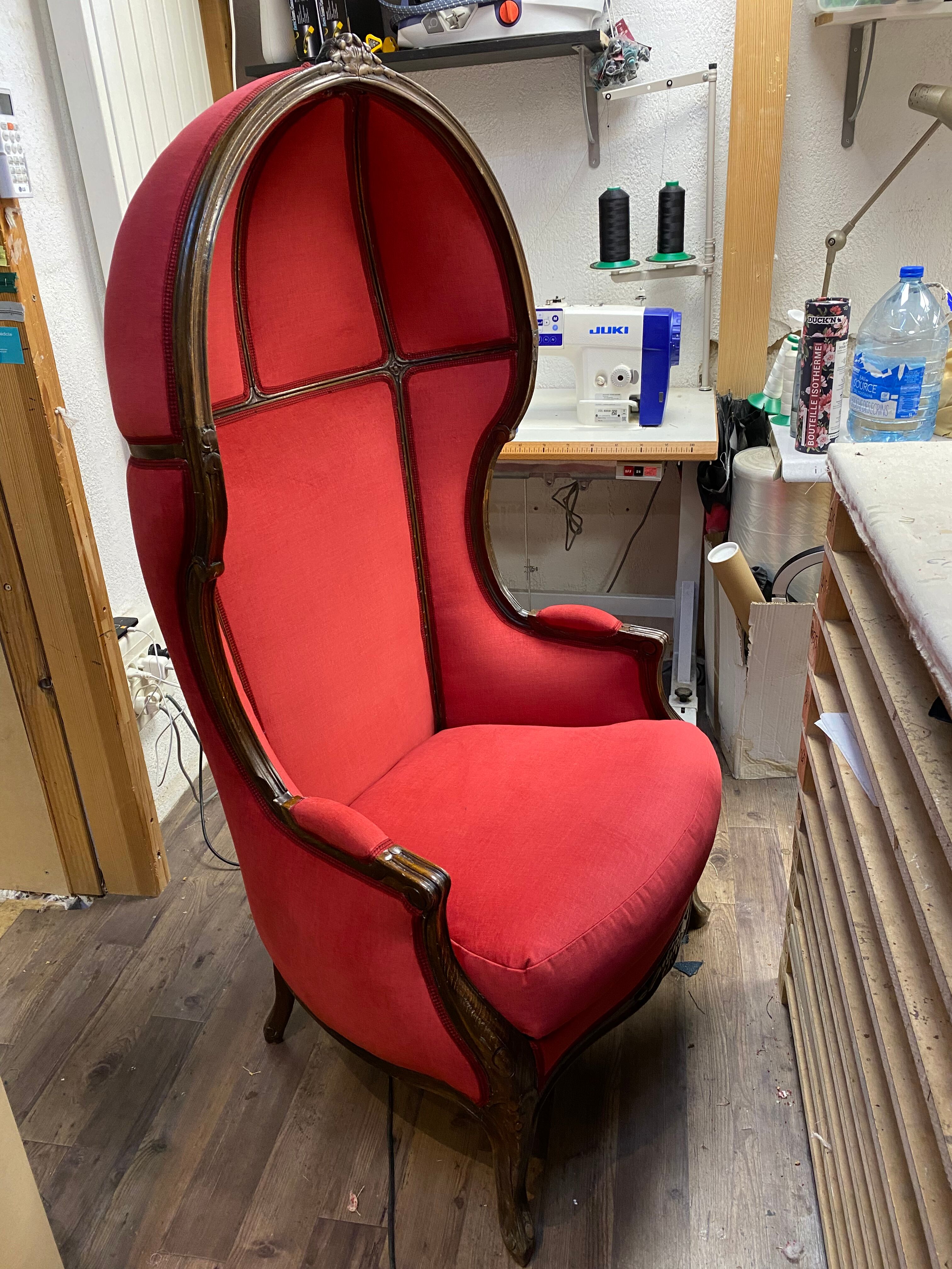 Dome or cathedral armchair