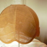 Metal table lamp and jute