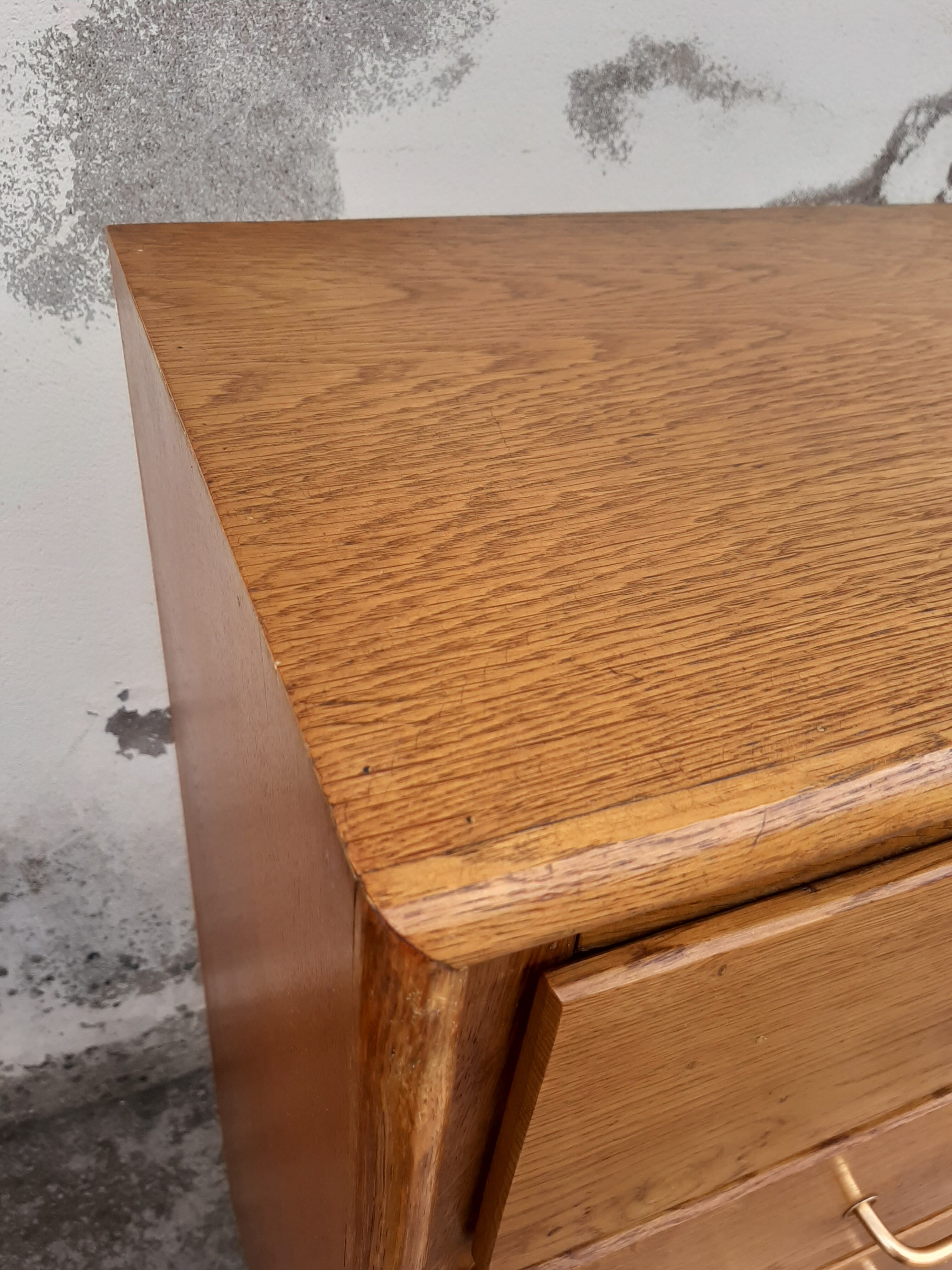 Vintage chiffonnier year 50 in light oak