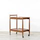 Midcentury White & Newton Teak Cocktail Drinks Trolley / Hostess. Vintage M