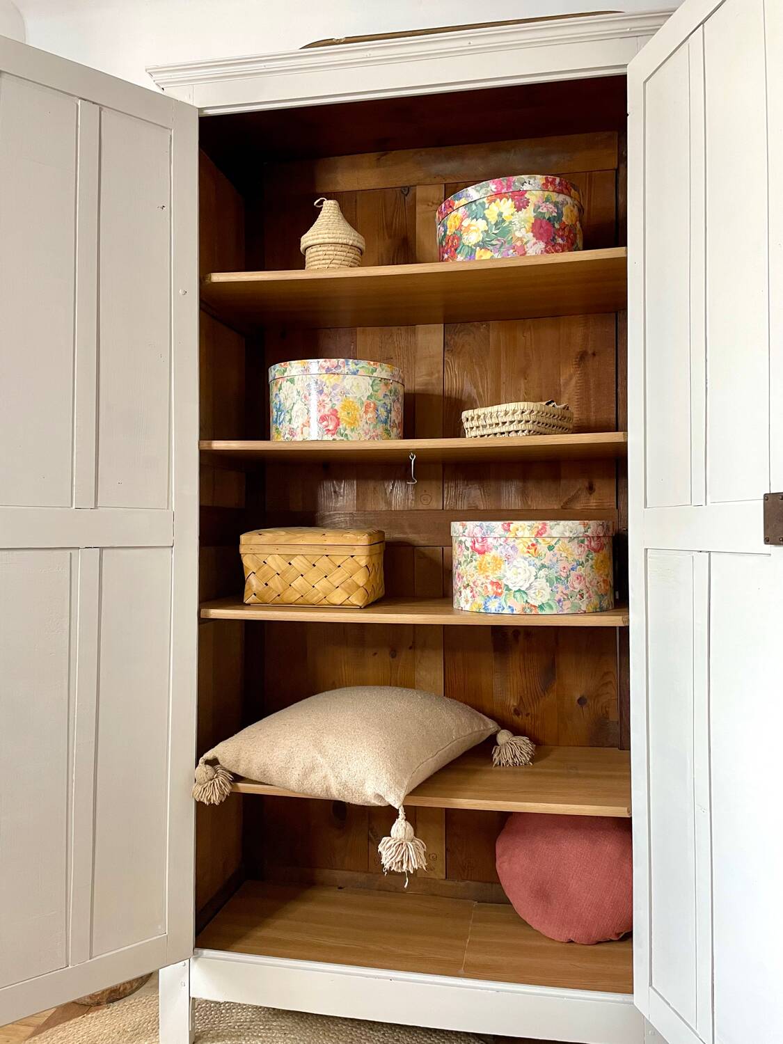 Beige Parisian wardrobe