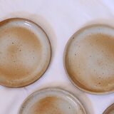 Set of 6 dessert plates from Grès du Marais