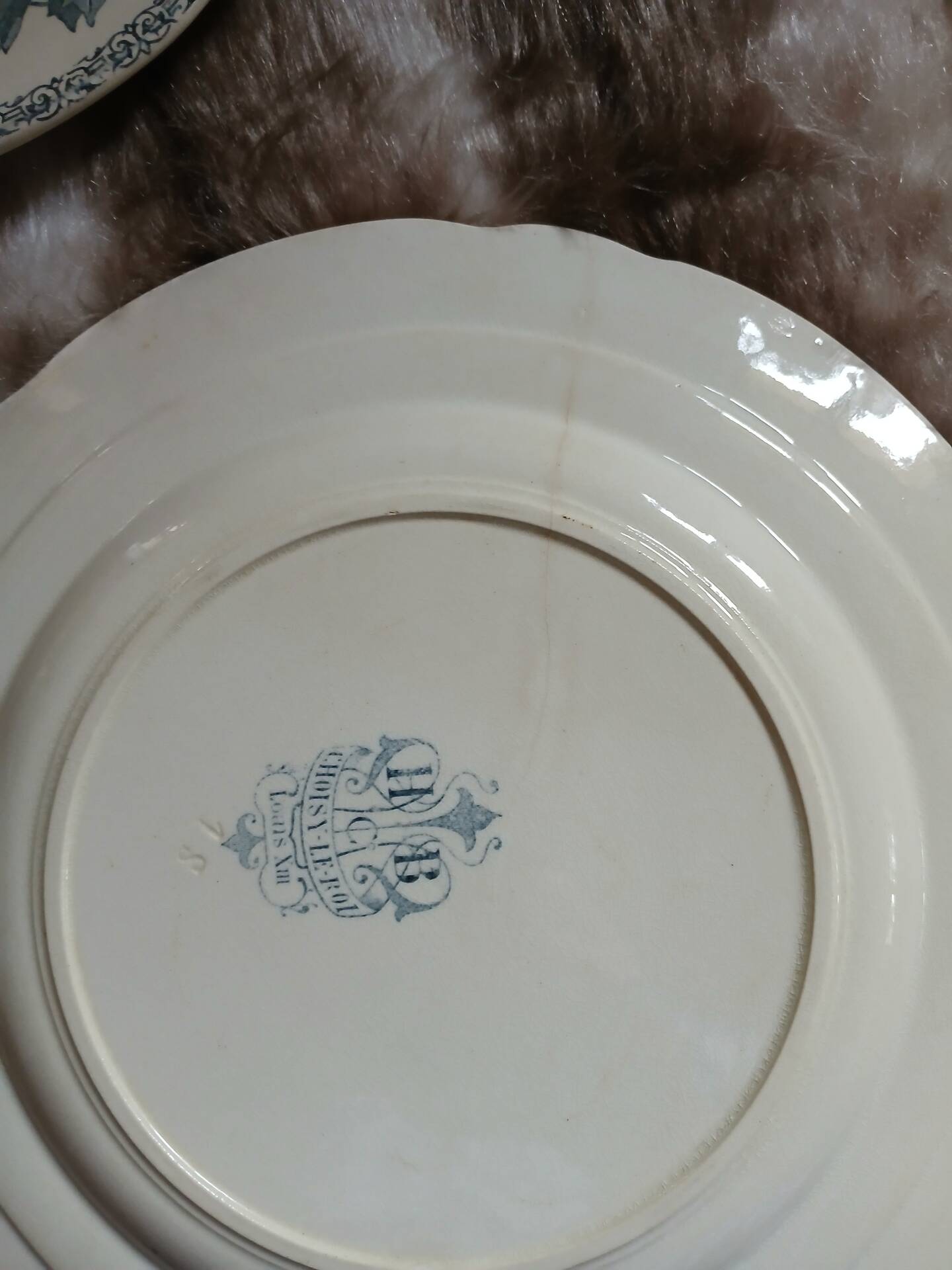 10 antique flat plates "Louis XIII" Choisy le Roi