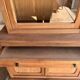 Raw wood gun cabinet