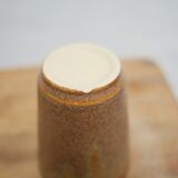 Series of 4 vintage stoneware glasses by the manufacture of Digoin, France