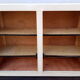 Haut de buffet vintage en bois peint