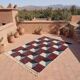 Authentic handmade Berber rug from the Atlas, size 3/4 m.
