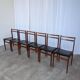 Set of 14 Vintage Scandinavian Dining Chairs / Yugoslav Wooden Bistro Chair