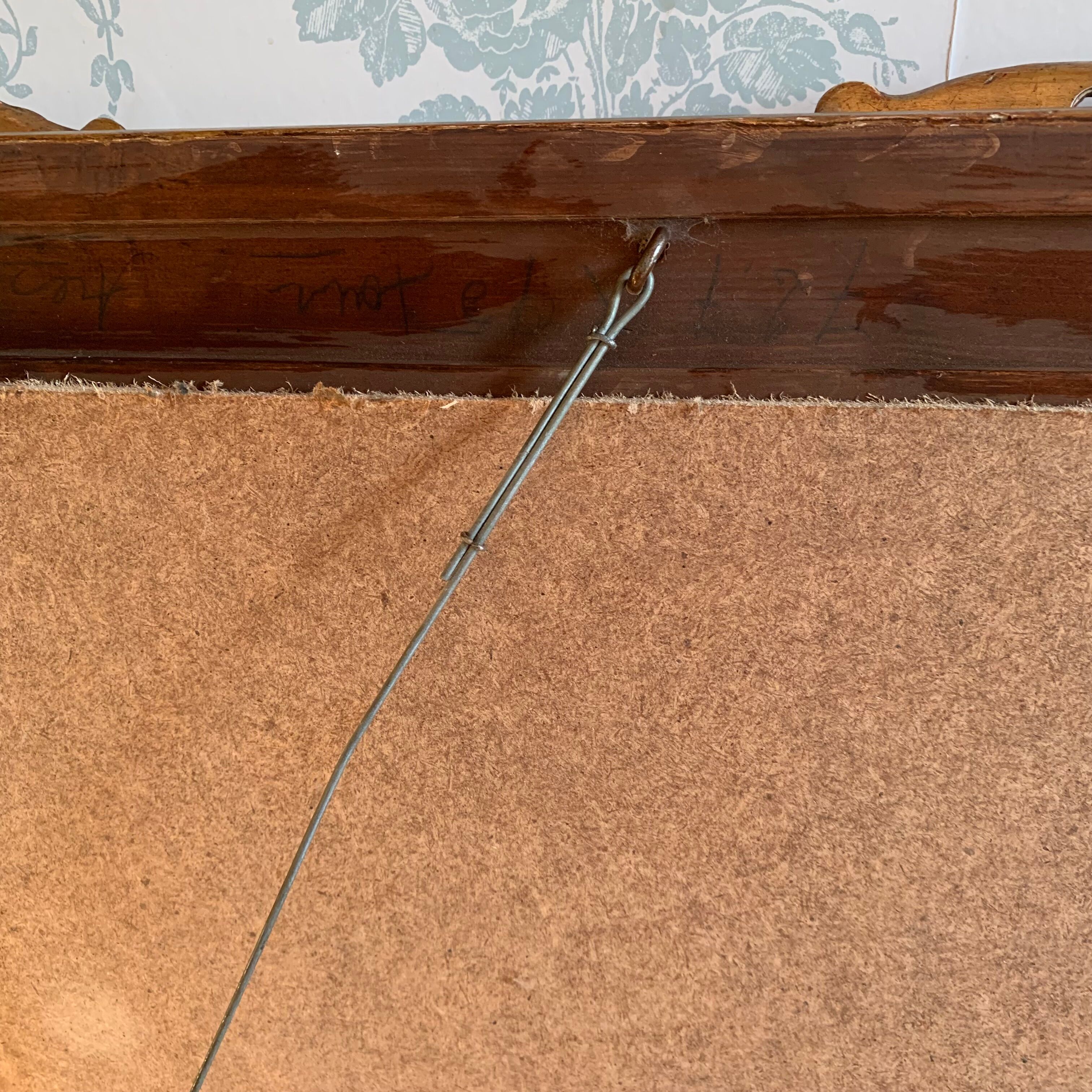 Trumeau gilded wood 116x94