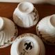 Set of 12 mismatched porcelain bowls