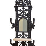 Stylish Victorian cast iron hall stand