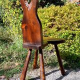 Brutalist chalet chair from the 50s