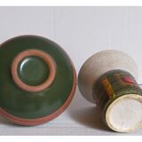 Duo of vases, vintage Scandinavian ceramics