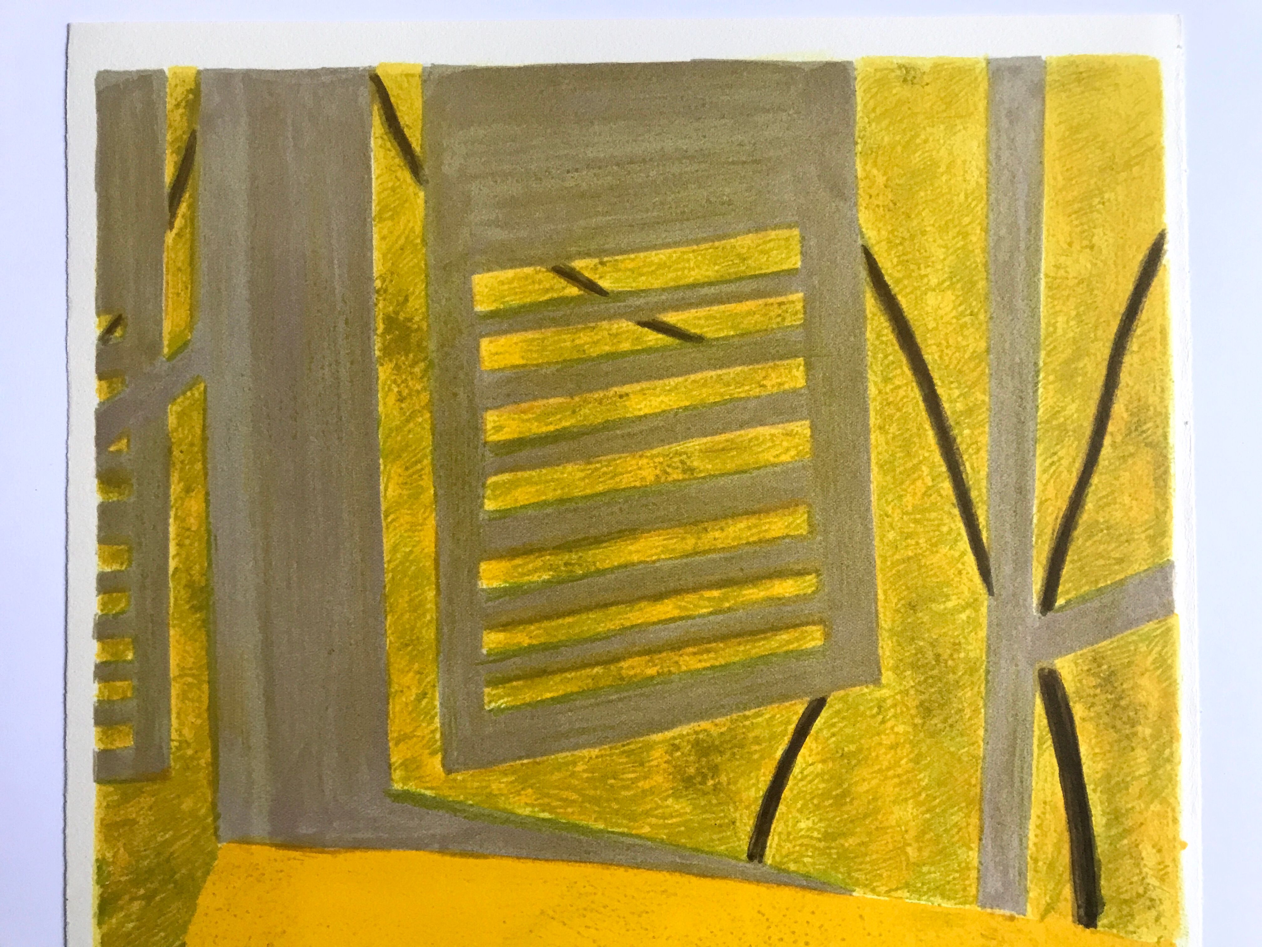 Original lithograph by Pierre Boncompain, Earthly Nourishments I, 1990