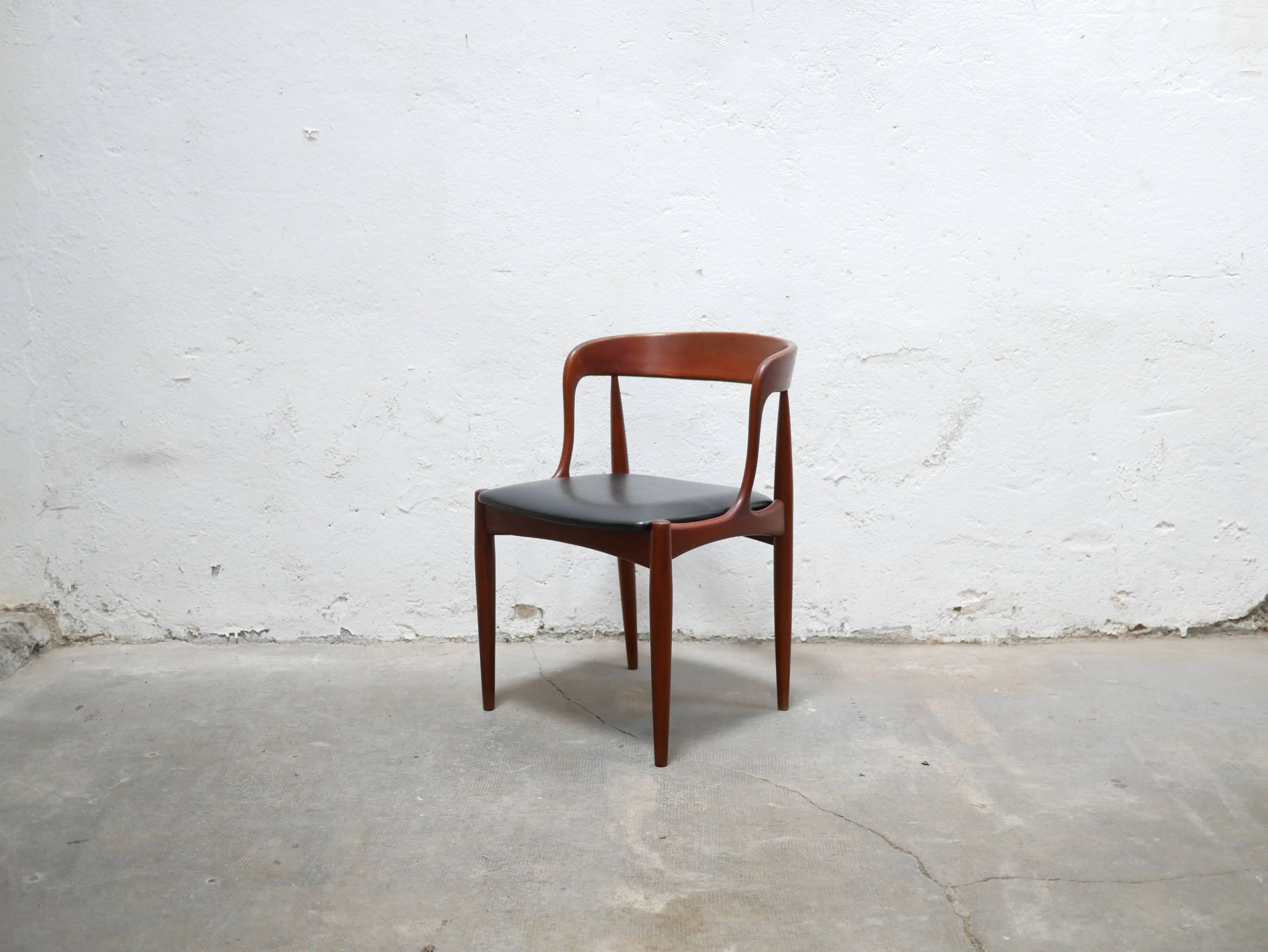 Scandinavian teak chair by J. Andersen for Uldum Mobelfabrik