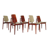 Ensemble de 5 chaises à manger Arne Hovmand Olsen