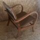 Bauhaus armchair in wood and rope by Erich Dieckmann