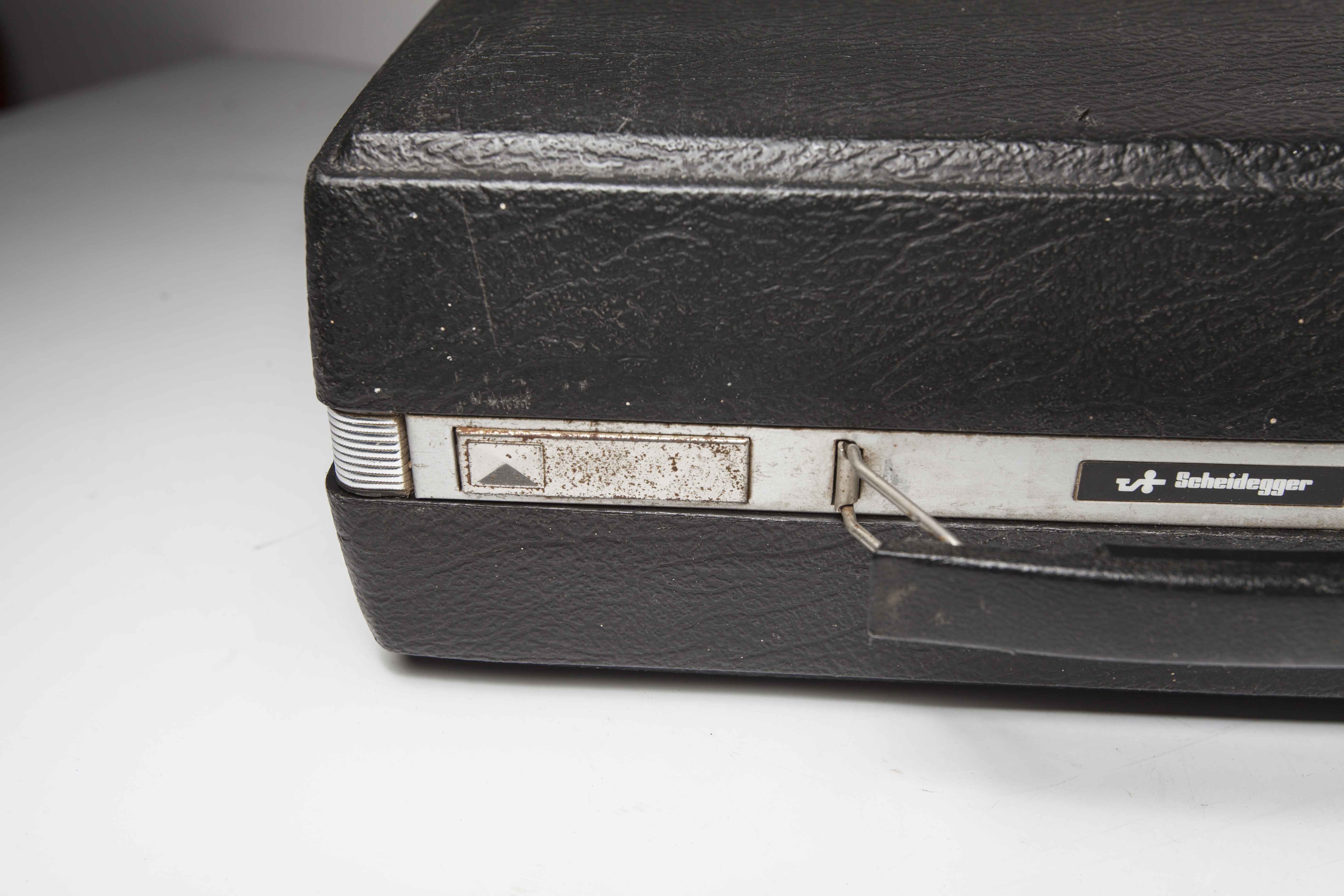 Revised Scheidegger International typewriter